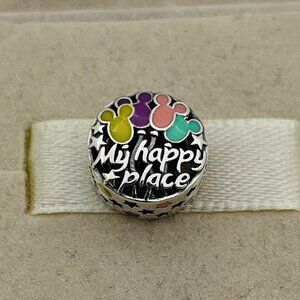 🔥🔥Pandora Disney Fantasyland Castle My Happy Place Charm